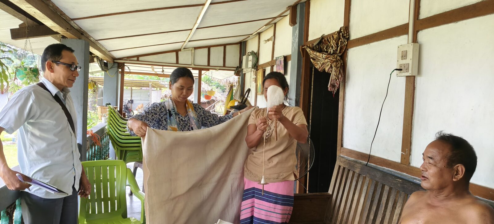Eri cloth field visit
