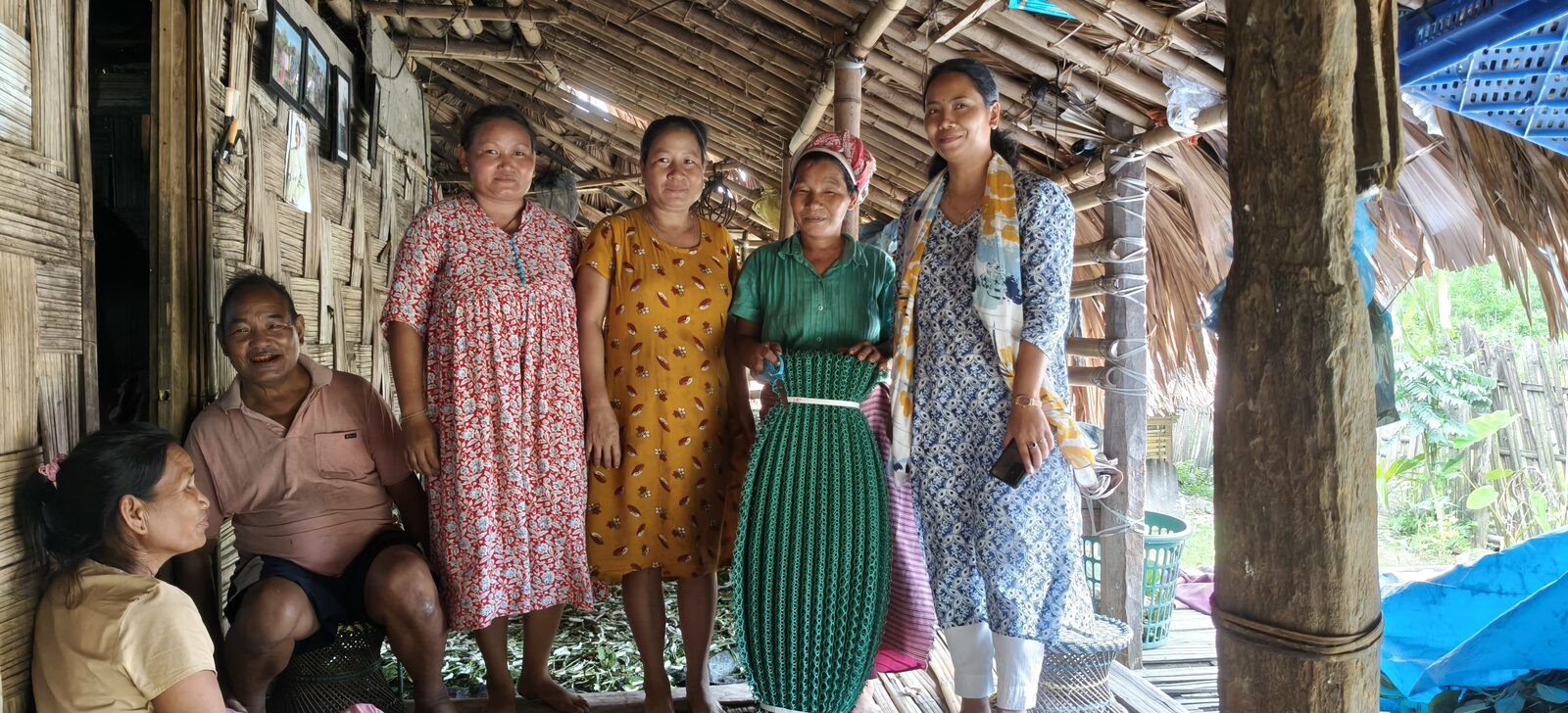 A rearing household visited by the centre.
